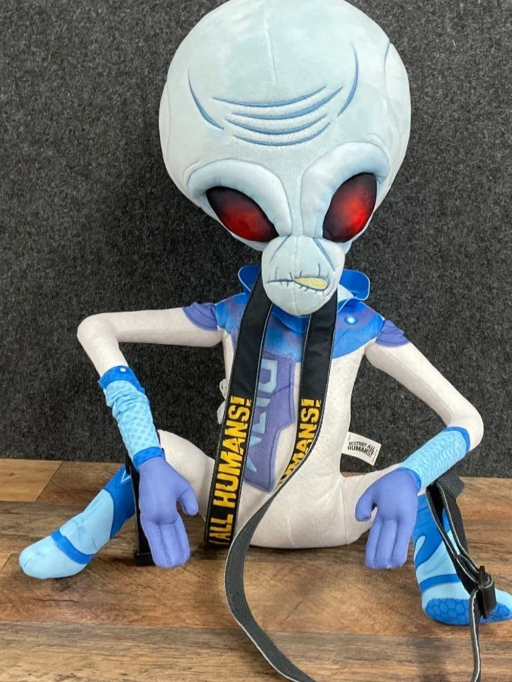 THQ Nordic Destroy All Humans! Crypto Plush Character Backpack Approximately 19
